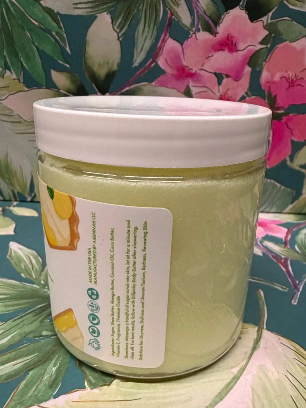 Aminnah x DillPicky Lemon Meringue Sugar Scrub 8 oz Exclusive Collab